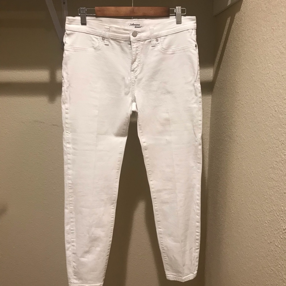 Lakeview Denim White Jeans